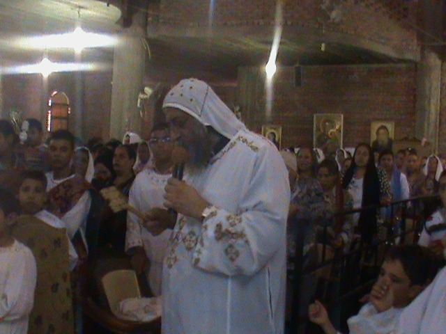 A moment from church life