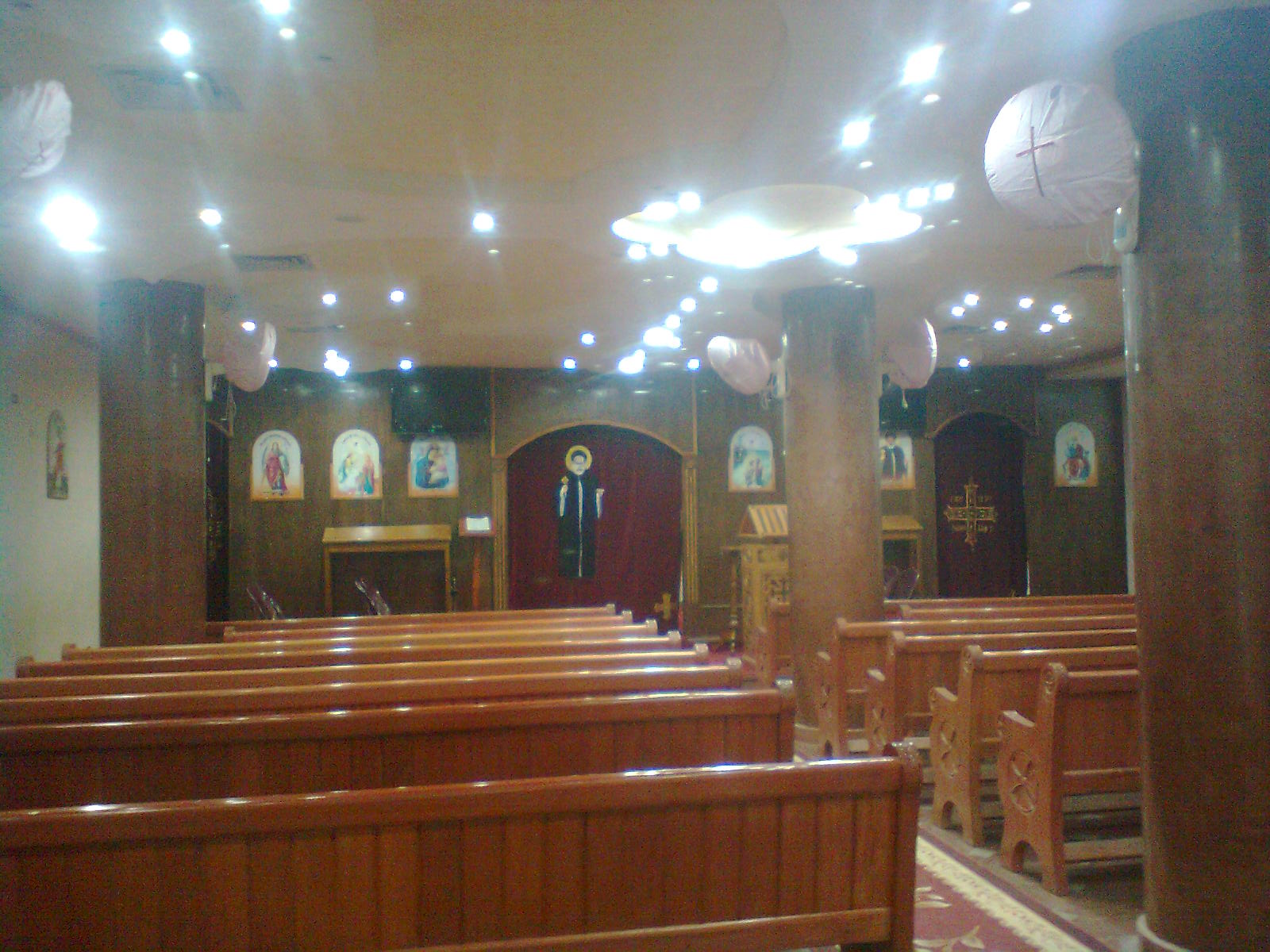 Construction progress of the church