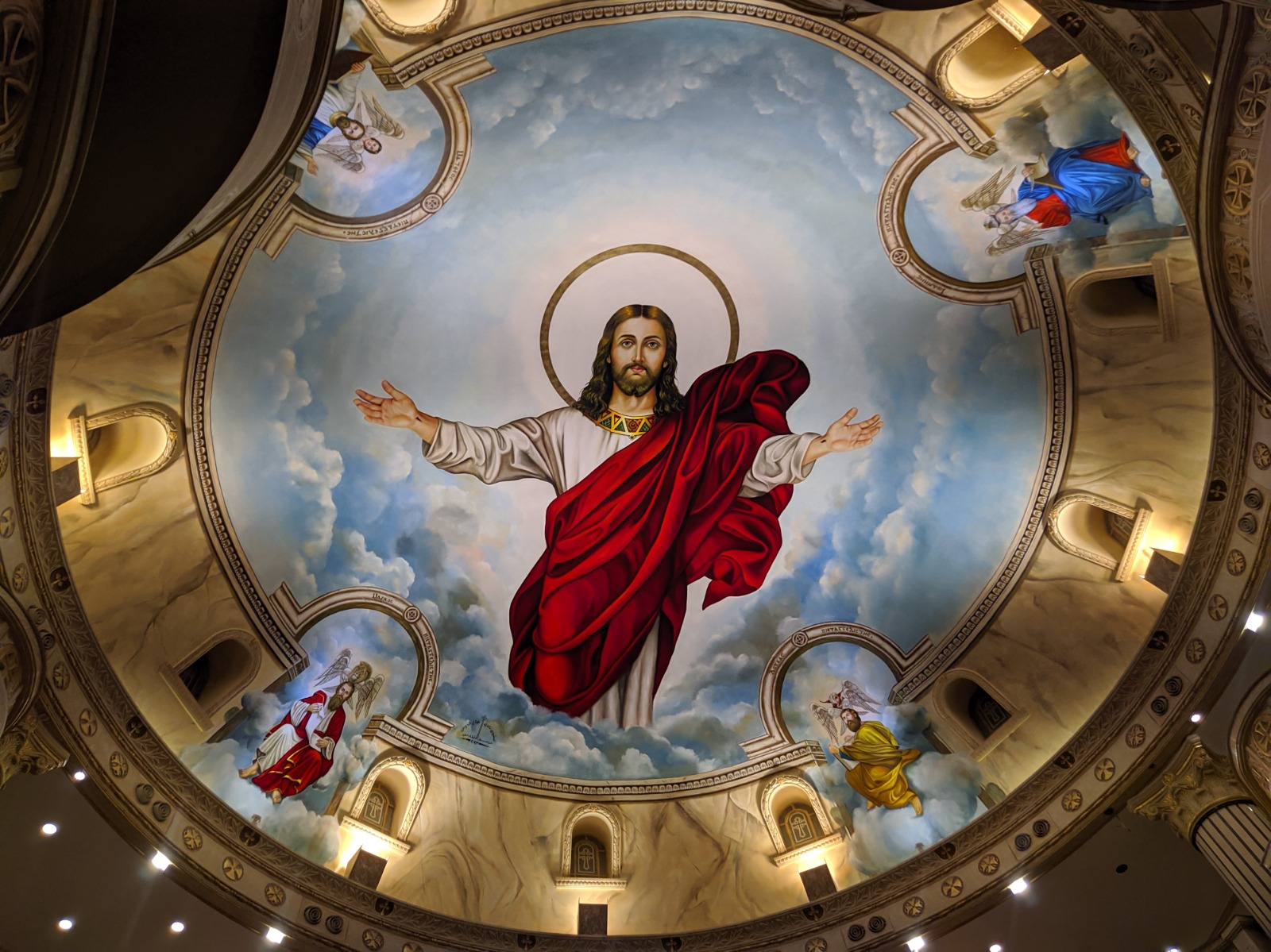 Church interior finishing