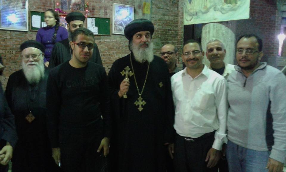 Fellowship gathering with parish members