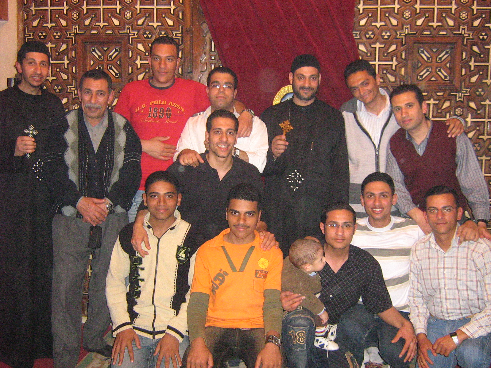 Fellowship gathering with the congregation